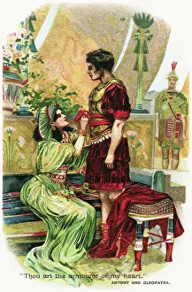 Antony and Cleopatra in Tender Moment