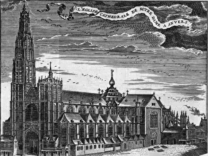 Feature Europe T Prints: Antwerp Cathedral
