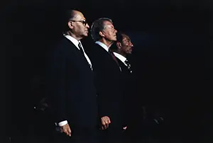 Attention Prints: Anwar Sadat, Menachem Begin and Jimmy Carter