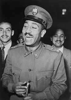 Anwar Sadat in Uniform