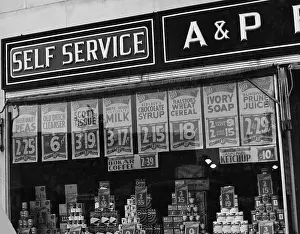 File 51 2460 Prints: A&P Shop Window