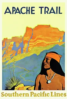 Scout Prints: Apache Trail : Southern Pacific Lines