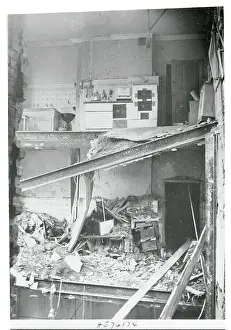 Apartment Buildings Lying in Ruins