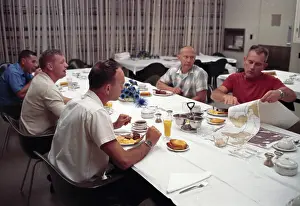 Breakfast Prints: Apollo 11 Astronauts Having Breakfast