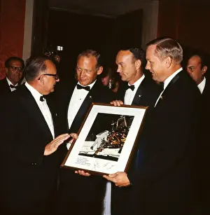 A064065 Prints: Apollo 11 Astronauts In Rome