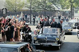 Frenzy Prints: Apollo 11 astronauts Waving to the Crowds of People