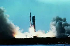 Apollo 11 Blasting Off