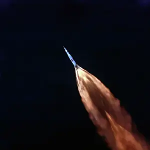 Launching Prints: Apollo 11 Streaking Across Sky