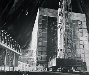 Apollo Spacecraft on Saturn V Lauch