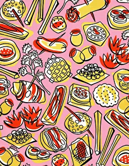 Appetizer Prints: Appetizer Pattern