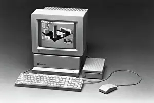 Apple Computer with a Floppy Disk Drive