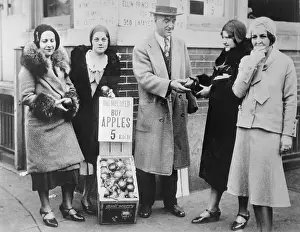 Apple Salesman In Depression