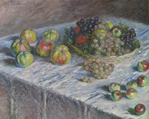 Monet Prints: Apples And Grapes
