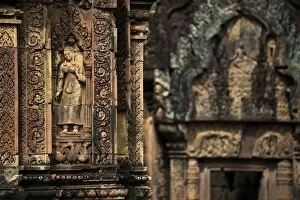Ruined Gallery: Apsara at Banteay Srei Palace
