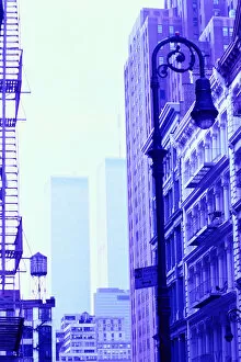 World Trade Centre, New York Collection: Apt, Blue, Cross Processed Film, Cross-Processed, Light, New York, New York City