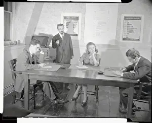 Aptitude Test Being Given on Memory Skills