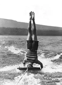 Topical Press Agency Collection: Aquaplaning