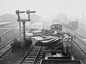 Images Dated 10th December 2012: Aquitania Rudder By Rail