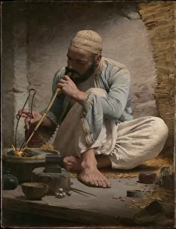 The Arab Jeweler, Charles Sprague Pearce, 1882