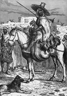An Arab Merchant At Tlemcen, Algeria