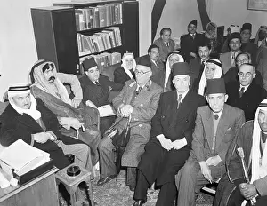 Palestine Prints: Arab Officials Meeting