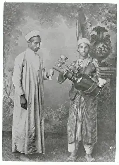 Arabia Prints: Arabian Lemonade Vendor Serving Customer