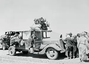 Arabian Passengers Traveling by Bus