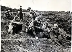 Algiers Prints: Arabs Chat With Us Soldier, Seated