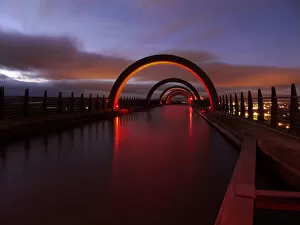 Falkirk Wheel Collection: Arc structure