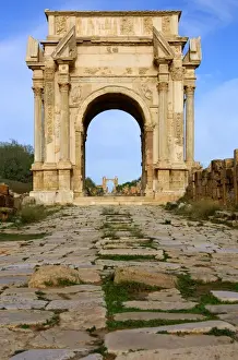 Pathway Prints: Arch of Septimus Severus, Leptis Magna, Libya