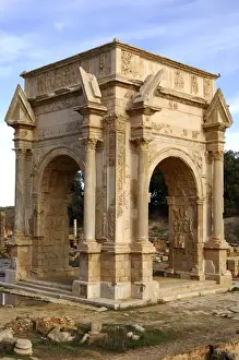Nature’s Masterpiece: Arch of Septimus Severus Leptis Magna Libya