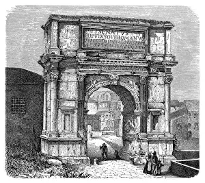 Building Feature Prints: Arch of Titus, Rome