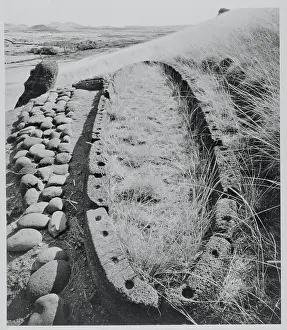 Easter Island Prints: Archaelogical Ruin on Easter Island