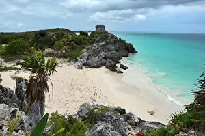 Mayan Riviera Prints: Archaeological Site of Tulum, Mayan Riviera, Quintana Roo, Mexico