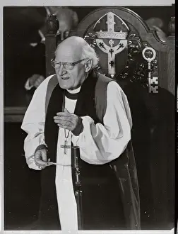 Archbishop Prints: Archbishop of Canterbury Dr Michael Ramsey