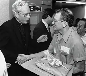 Archbishop Edward McCarthy Greets Released Prisoners