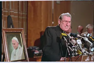Archbishop John O'Connor Speaking at Press Conference