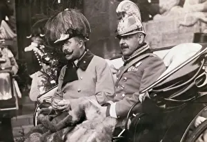 Leipzig Prints: Archduke Franz Ferdinand Riding in Carriage