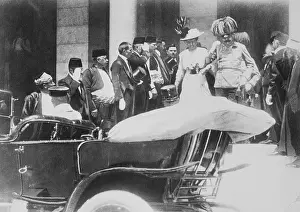 Yugoslavia Prints: Archduke Franz Ferdinand and Sophie Leaving Sarajevo Senate