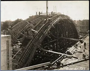 Lumber Prints: Arched Bridge Construction