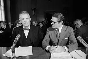 Archibald Cox Being Introduced in Senate Hearing