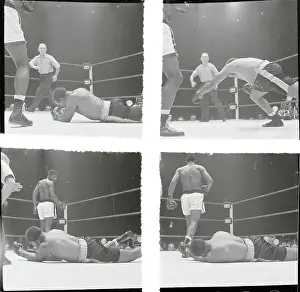 Archie Moore Lying on the Canvas