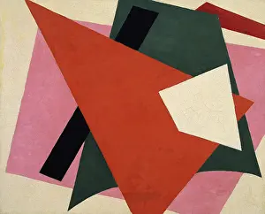 Composition Prints: Architectonic Painting. Artist: Popova, Lyubov Sergeyevna (1889-1924)