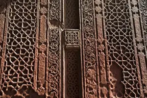 Architectural detail of Agra Fort, Agra, Uttar Pradesh, India