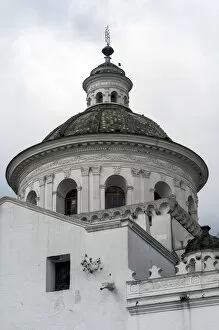Images Dated 21st November 2012: Architectural Features of Quitos Basilica of Nuestra SeAnora de la Merced