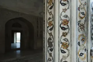 Khas Mahal Prints: Architectural detail of Khas Mahal, Agra Fort, Agra, Uttar Pradesh, India