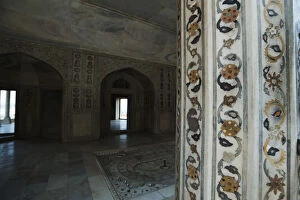 Images Dated 2nd December 2012: Architectural detail of Khas Mahal, Agra Fort, Agra, Uttar Pradesh, India