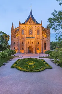 Evenings Prints: architectural style, atmospheric, central bohemian region, ceska republika, christian