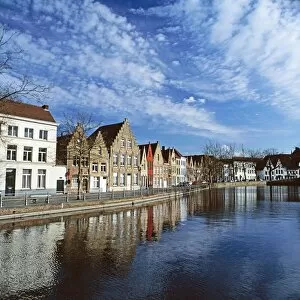 architecture, belgium, bruges, buildings, canal, community, day, europe, harbor, nobody