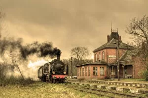 Freight Train Gallery: architecture, brick, color, creepy, daylight, dramatic, environment, exhaust, fantasy